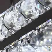 LED -csillár távirányítóval és Crystal Terrano RGB 162W, 4 négyzet
