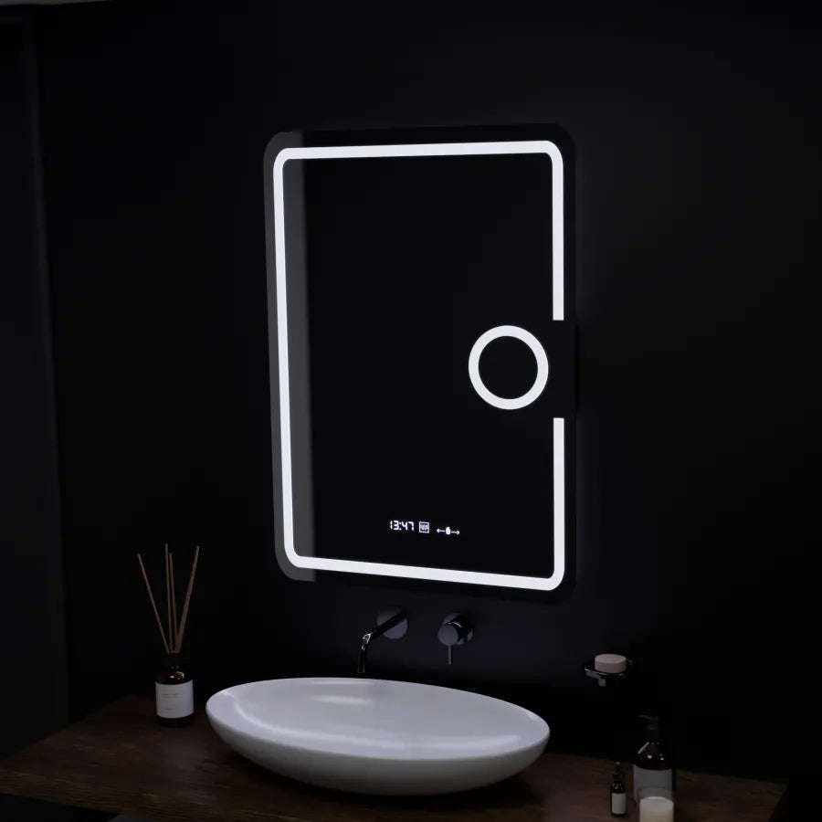 Mirror LED téglalap alakú 50x70cm eclat mozgásglow marcello viták és termáló luba cosmica dimabilil
