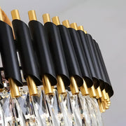 Crystal Chandelier Versailles Eleganza 7X E14, 49 cm átmérőjű, fényes arany, állítható magasság