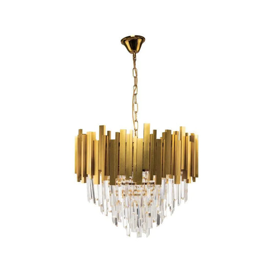 Casilio Chandelier, 11*E14, arany, fém és kristály