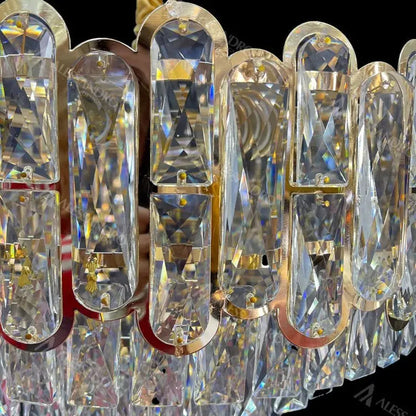 BAMSI 10X E27 Crystal Chandelier átmérő 60 cm -es arany