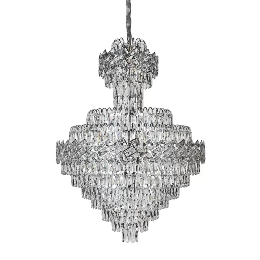 Crystal Chandelier Joel 22x E27 ezüst