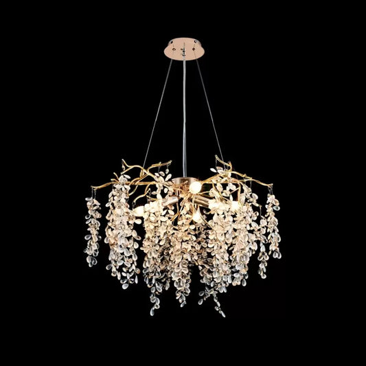 Crystal Chandelier Johnathan 6x E14 arany