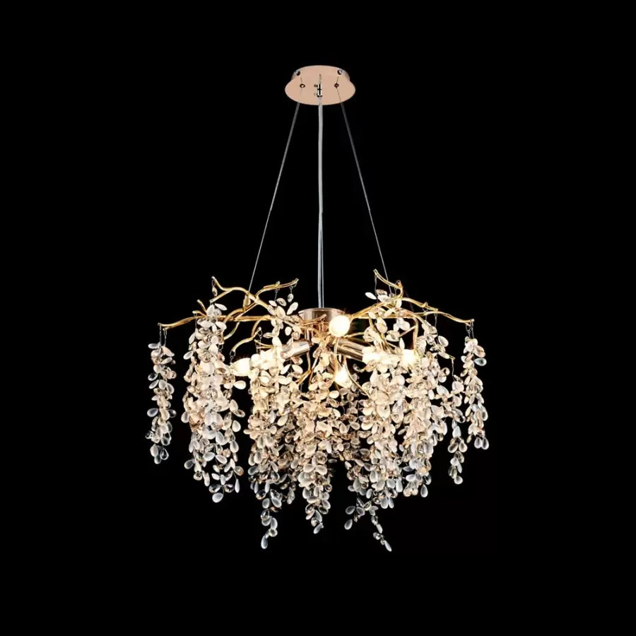 Crystal Chandelier Johnathan 6x E14 arany