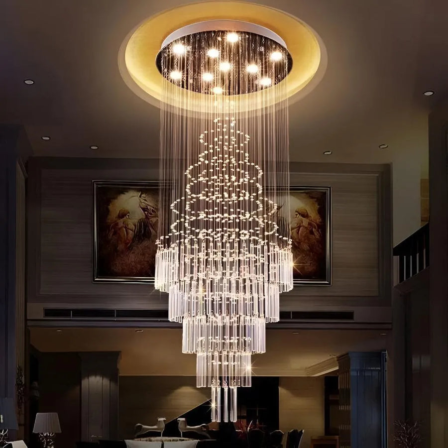 Chandier Crystal LED 80W 80cm arany
