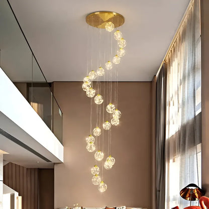 LED Crystal Chandelier Kilkenny Culmino, 144W, semleges fény, 60 cm átmérőjű, arany