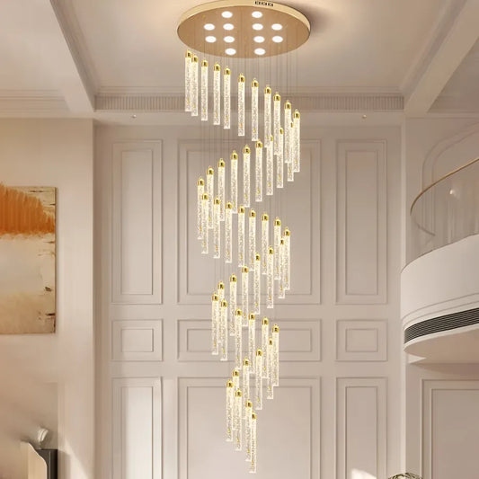 Chandier Crystal LED Nomiki Golden