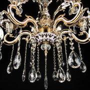 Crystal Chandelier Luciano, 6*E14, arany, fém és kristály