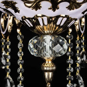Crystal Chandelier Luciano, 6*E14, arany, fém és kristály