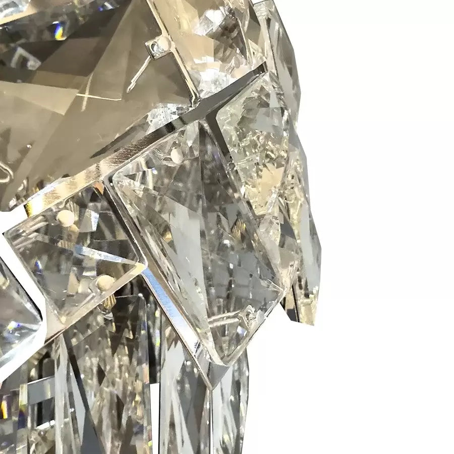 Crystal Chandelier Windsor Noble 5xe27, 40 cm átmérőjű, fényes króm, állítható magasság