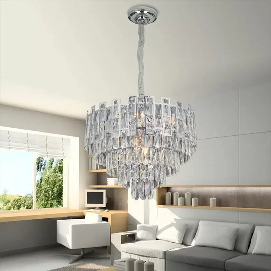 Crystal Chandelier Nelson 7X E27 ezüst