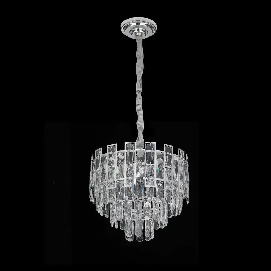 Cristal Chandelier Niklaus 4x E27 ezüst