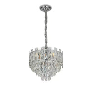 Cristal Chandelier Niklaus 4x E27 ezüst