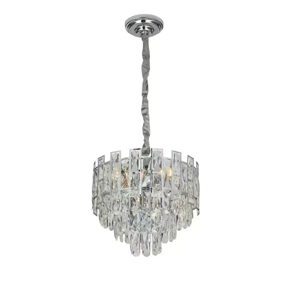 Cristal Chandelier Niklaus 4x E27 ezüst