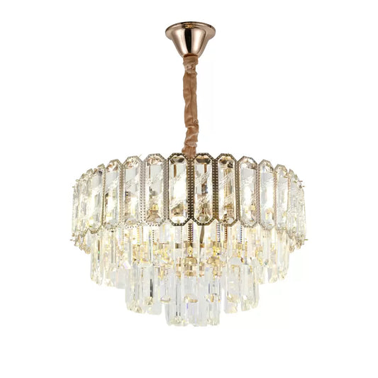 Crystal Chandelier Roberto 5X E27 arany