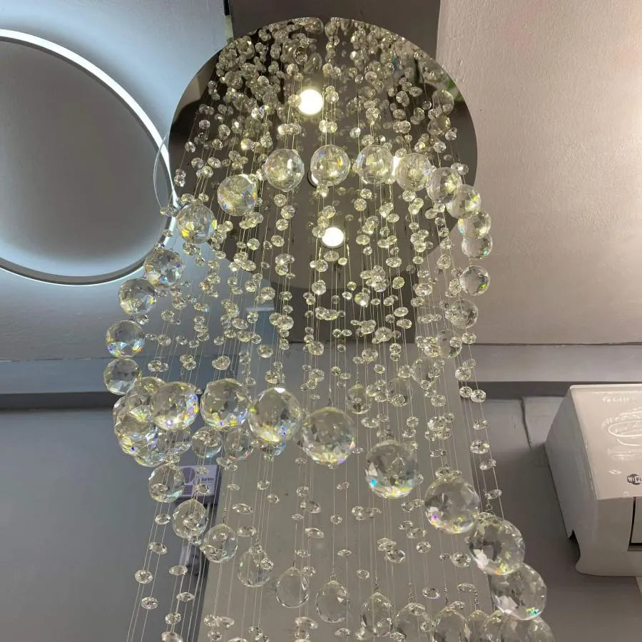 Crystal Ronan 5x Gu10 ezüst kristálycsillár