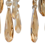 Kelsi Chandelier, 6*E27, Crystal, Arany