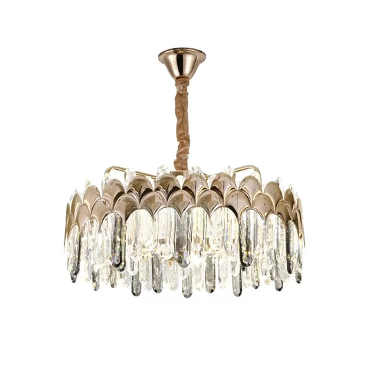 Csillár LED Crystal LED távirányítóval Griffin 244W méretű arany