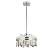 Crystal LED csillár Maxton 140W ezüst méretű távvezérlővel
