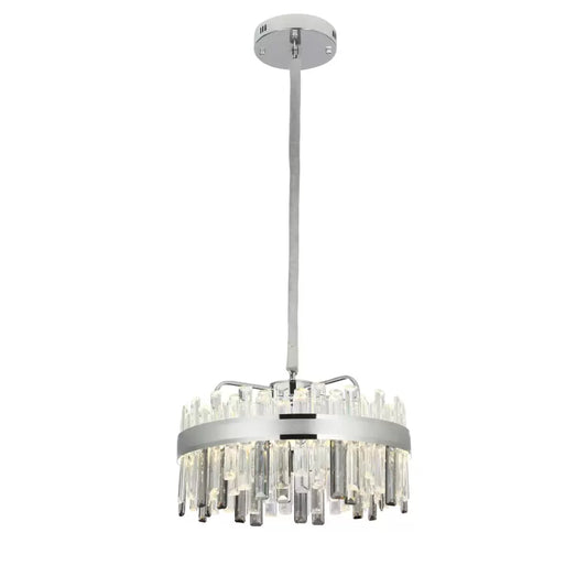 Crystal LED csillár Maxton 140W ezüst méretű távvezérlővel