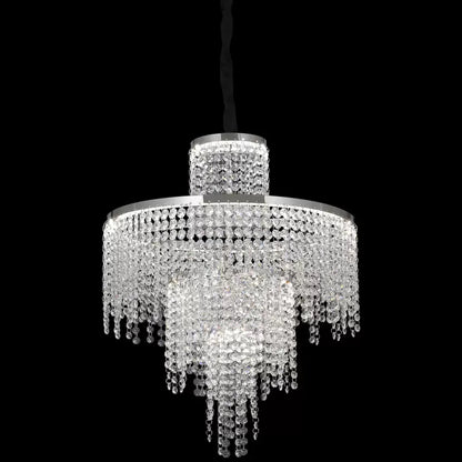 Crystal LED csillár Oscar távirányítóval 59W ezüst százszorszép
