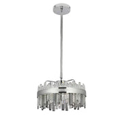 Crystal LED csillár Maxton 140W ezüst méretű távvezérlővel