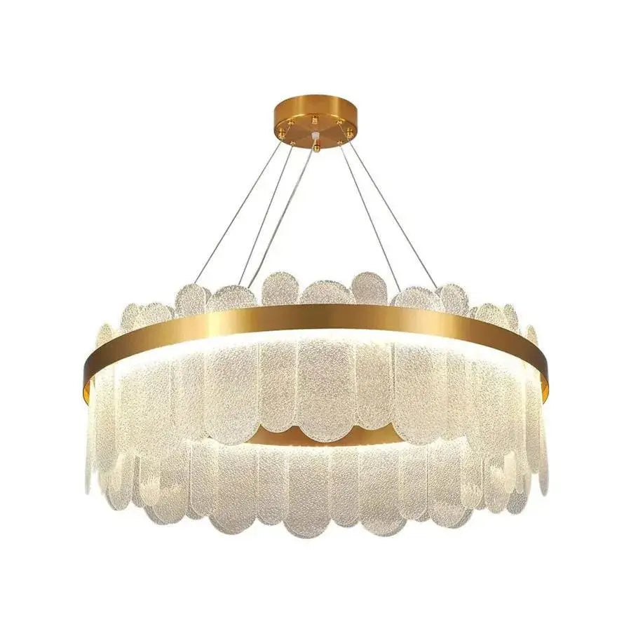 LED -csillár távirányítóval Alonzo 93W méretű 60 cm -es arany átmérőjű