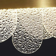 LED -csillár távirányítóval Alonzo 93W méretű 60 cm -es arany átmérőjű