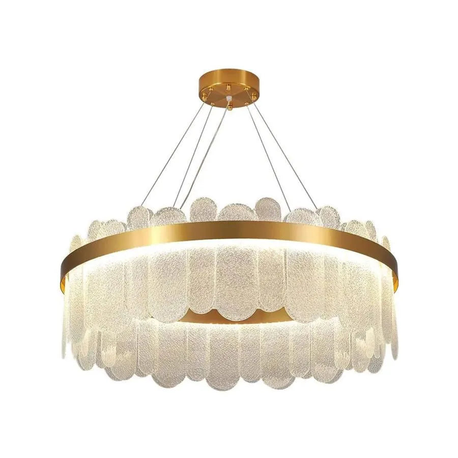 LED -csillár távirányítóval Alvaro 128W méretű arany