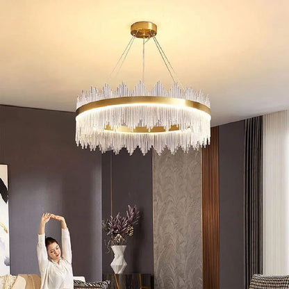 LED -csillár távirányítóval aurelio 133W méretű arany