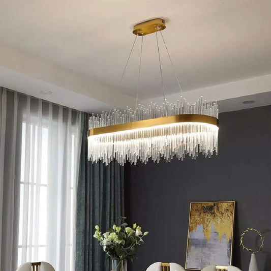 LED -csillár távirányítóval Federico 105W méretű arany