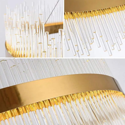 LED -csillár Gonzalo 98W Golden Gonzalo távvezérlővel
