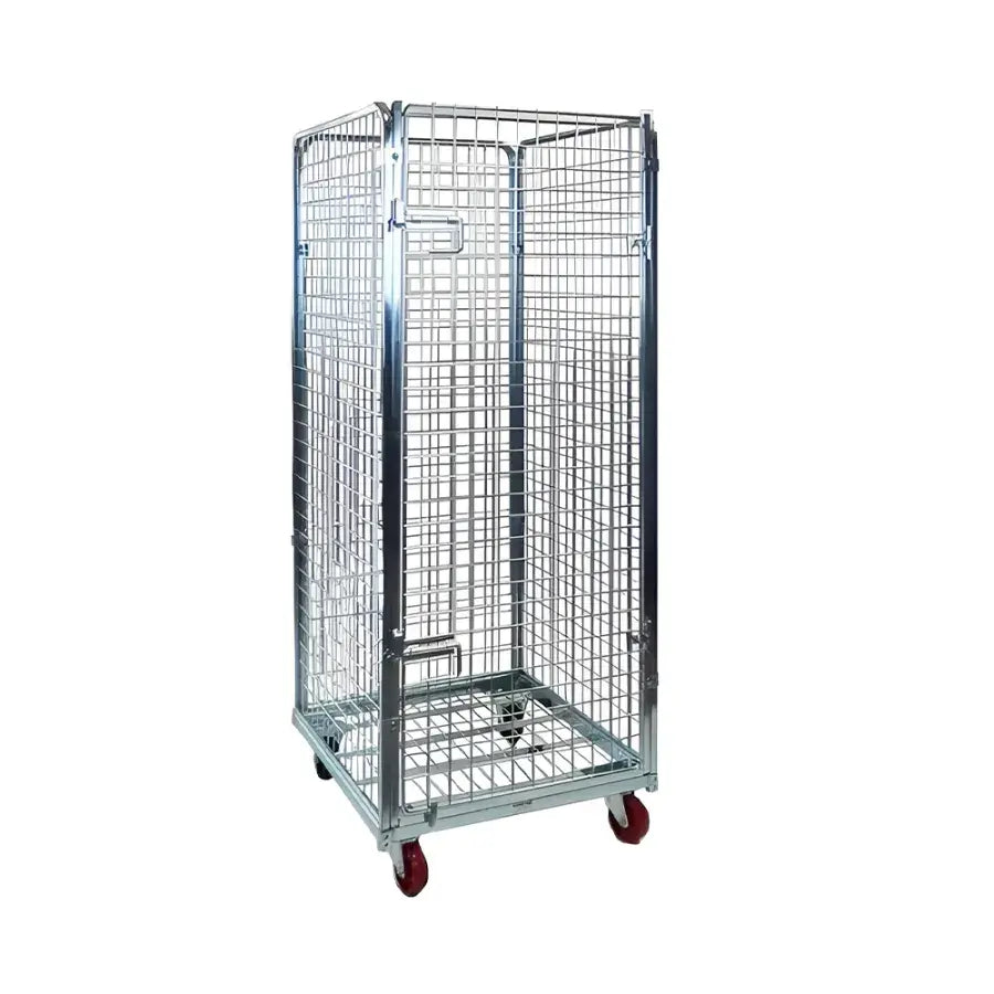 Transzport transzculiui 4 falakkal 80cmx70cmx170cm, 500 kg -os kapacitás, ezüst