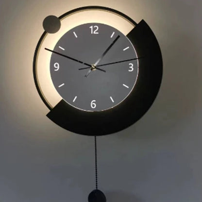 Luna dekoratív LED fali lámpa 83W átmérő 120cm hideg/semleges/meleg fény fekete