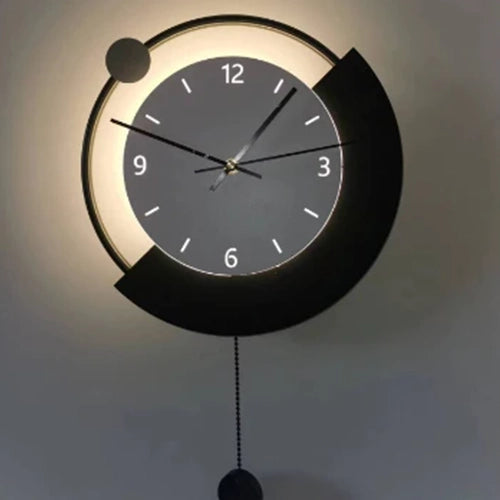 Luna dekoratív LED fali lámpa 83W átmérő 120cm hideg/semleges/meleg fény fekete