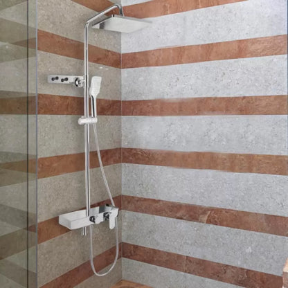 Zuhanyoszlop, egészségügyi sárgaréz, króm, sjg/2450