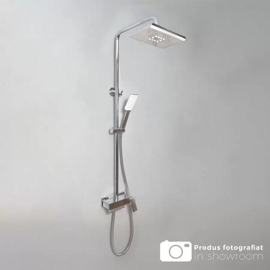 Zuhanyoszlop csapteleppel és állítható sapkával, egészségügyi sárgaréz, króm, 9920 csaptelepek és zuhanyoszlopok Alapértelmezett cím Alessandro Design