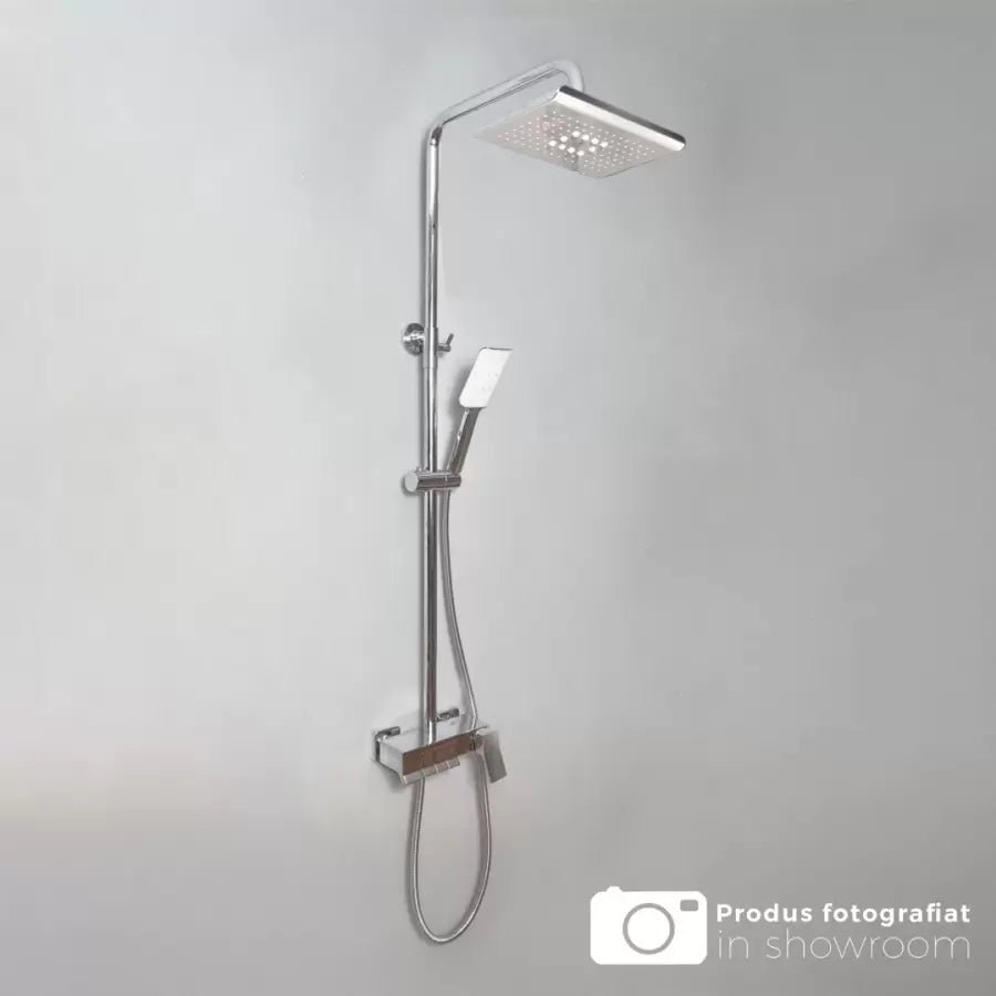 Oszlop oszlop, para -val és beállító kalap, egészségügyi sárgaréz, Chrome, 9920