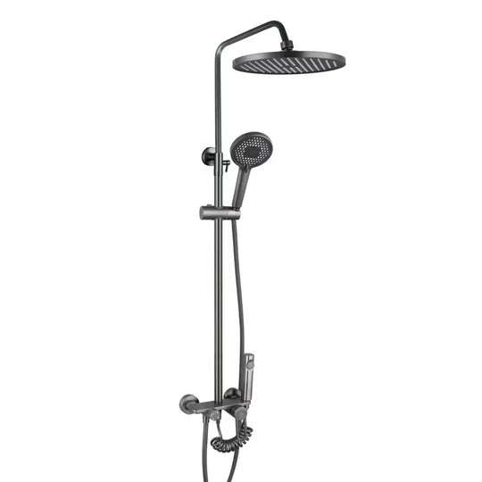 Sötétszürke rozsdamentes acél zuhanyoszlop OD3901 Alapértelmezett cím Alessandro Design