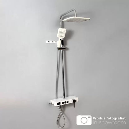 Oszlop zuhanyzó lcd lcd rozsdamentes acél ezüst SJG/007