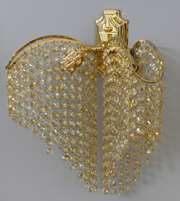 Ander Cristal lámpa 2x E14 Gold Fényes Fényes, Kristályfüzérek