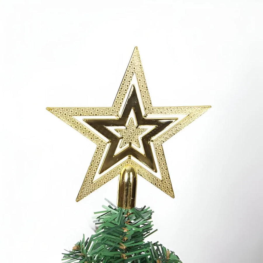 Brad Christmas Mesterséges Green 1,5 m díszített gömbkúp kúpok telepítését és botját