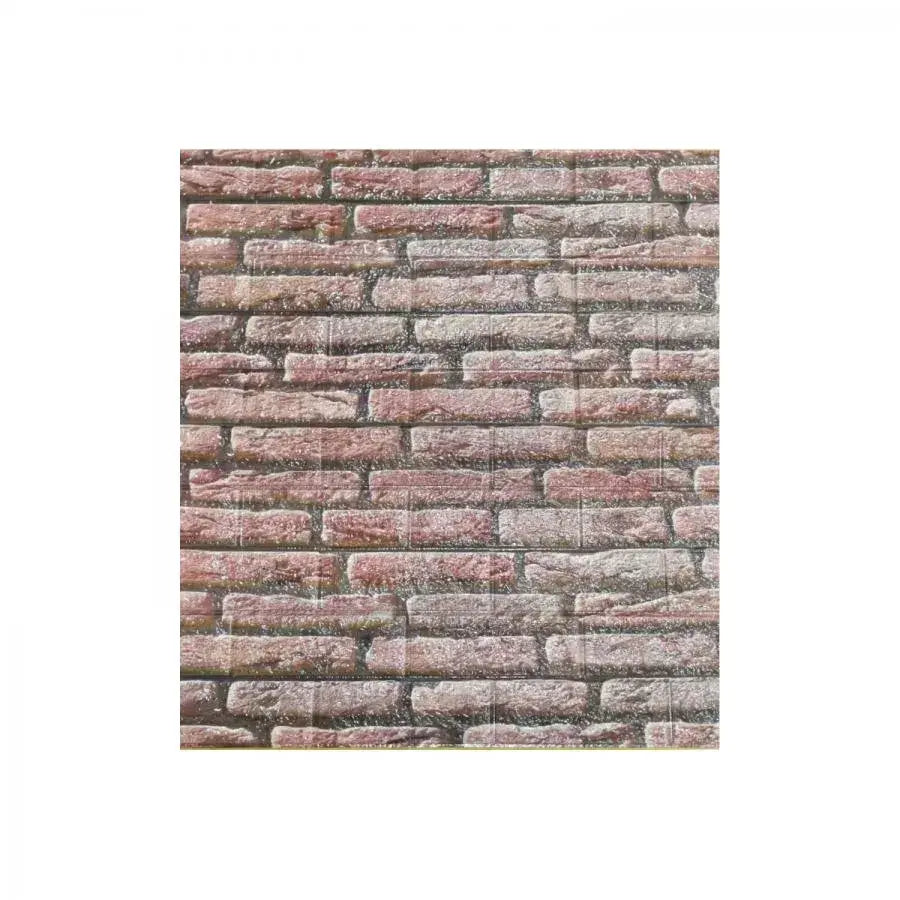 Set 10D 3D ön -adhéziós régi tégla kialakítás puha habban, 70 cm x 77 cm x 6 mm