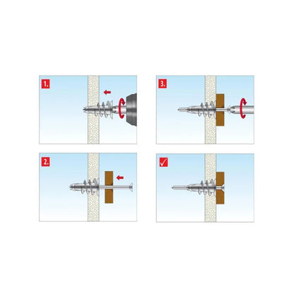 Fémes tiplik a csillárok rögzítéséhez, a gipszlapba csavarva, 2buc, 13x32 mm