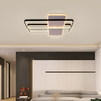 LED -csillár távirányítóval Arianna 75W, 3 elem, hideg/forró/semleges fény, under, fekete