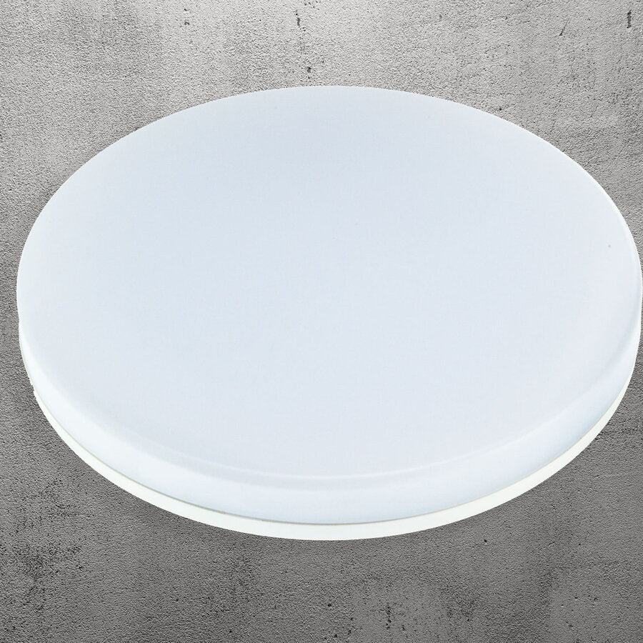 Kerek LED mennyezeti lámpa, 24W, 17cm, 6000K, fehér fém - hideg fény