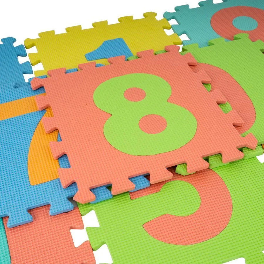 Interaktív játék Carvoras puzzle típusú számokkal, 10 darab, hab