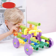 Puzzle típusú játék, többszínű alkatrészek, 120 darabok, abs