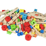 Játék típusú multifunkcionális puzzle -puzzle, 78 darab, többszínű, fa