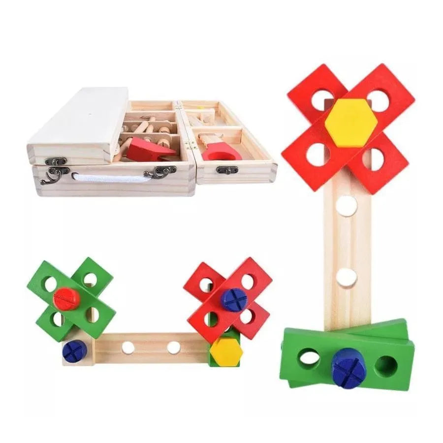 Box -típusú szerszám, 40 darab, fa